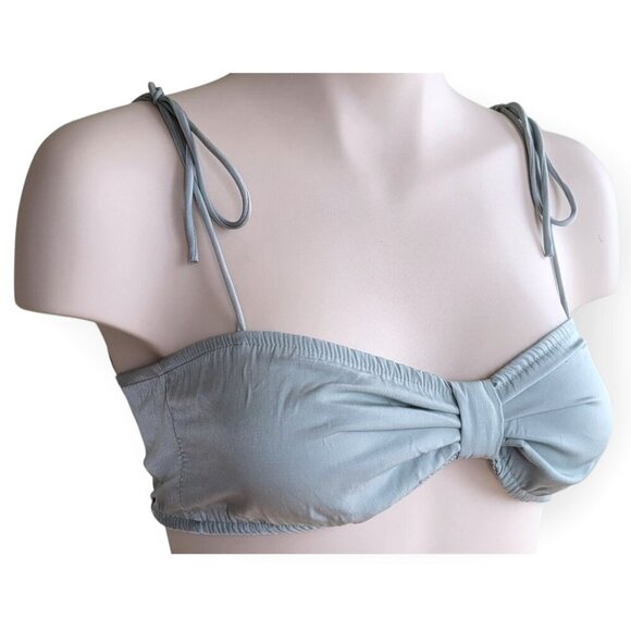Boho Tie-Up Sage Bandeau Top by Princess Polly size 6 EUC - Picture 2 of 10
